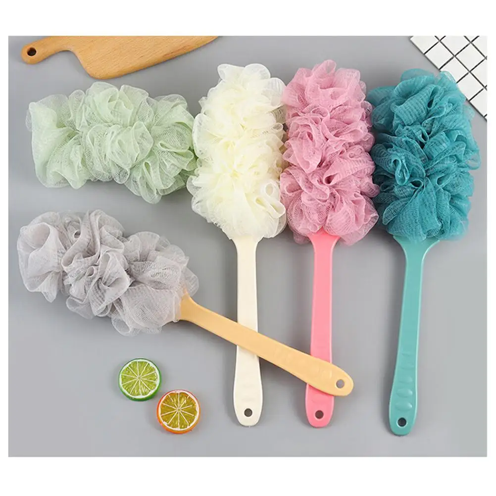 

3 Pcs Long H Brush Sponges Back Scrubber Body Shower Bathroom Accessories Smooth Skin Dead Premium Quality Soft