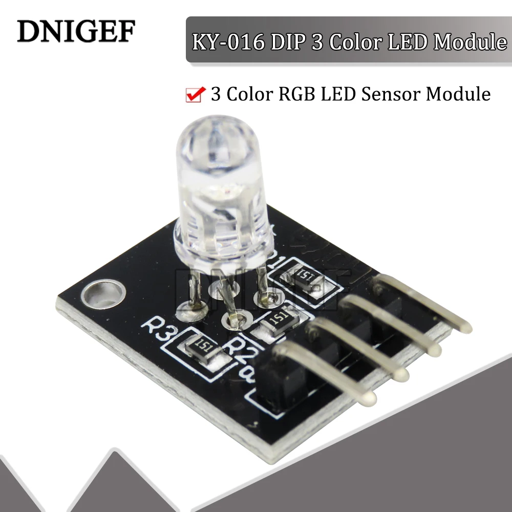 4pin KY-016 Three Colors 3 Color RGB LED Sensor Module for Arduino Diy Starter Kit KY016