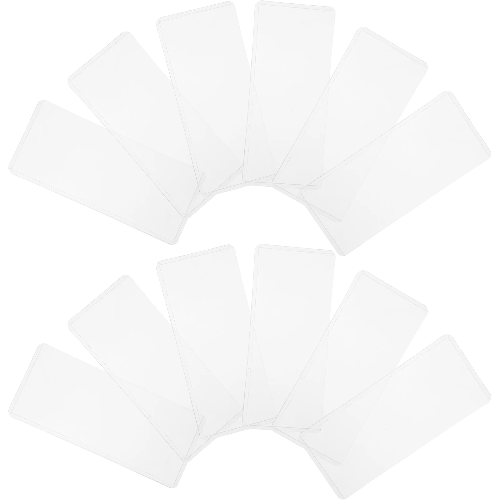 12 Pcs Banknote Protective Sleeves Clear PVC Coin Covers 17 3x7 5cm Dustproof Ideal Collectors Storage Display Currency