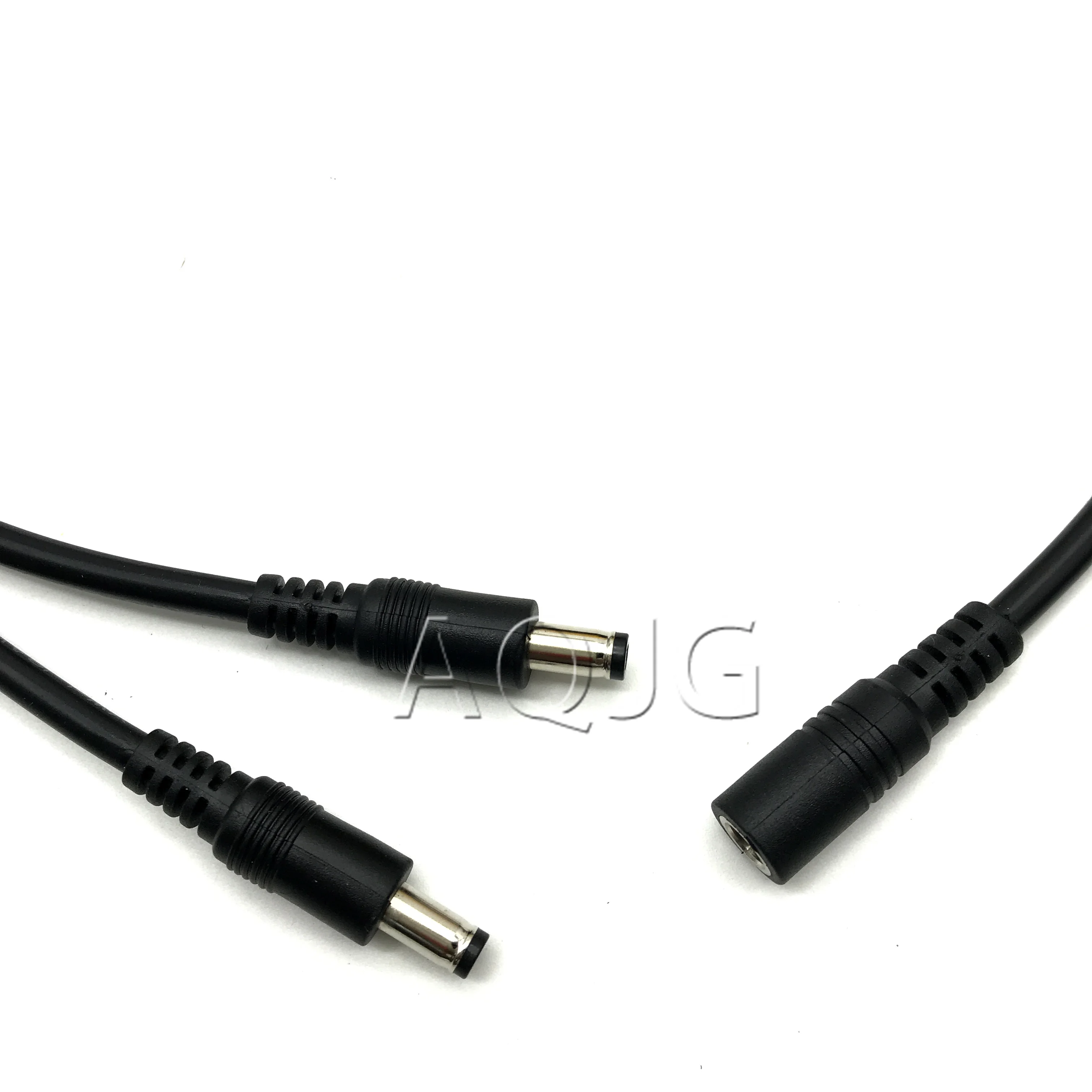 All Copper 18AWG DC Splitter Power cable  DC5.5*2.1MM 10A 1Female to 2 male For Monitoring Power Cord 0.3m 0.5m 0.7m Current