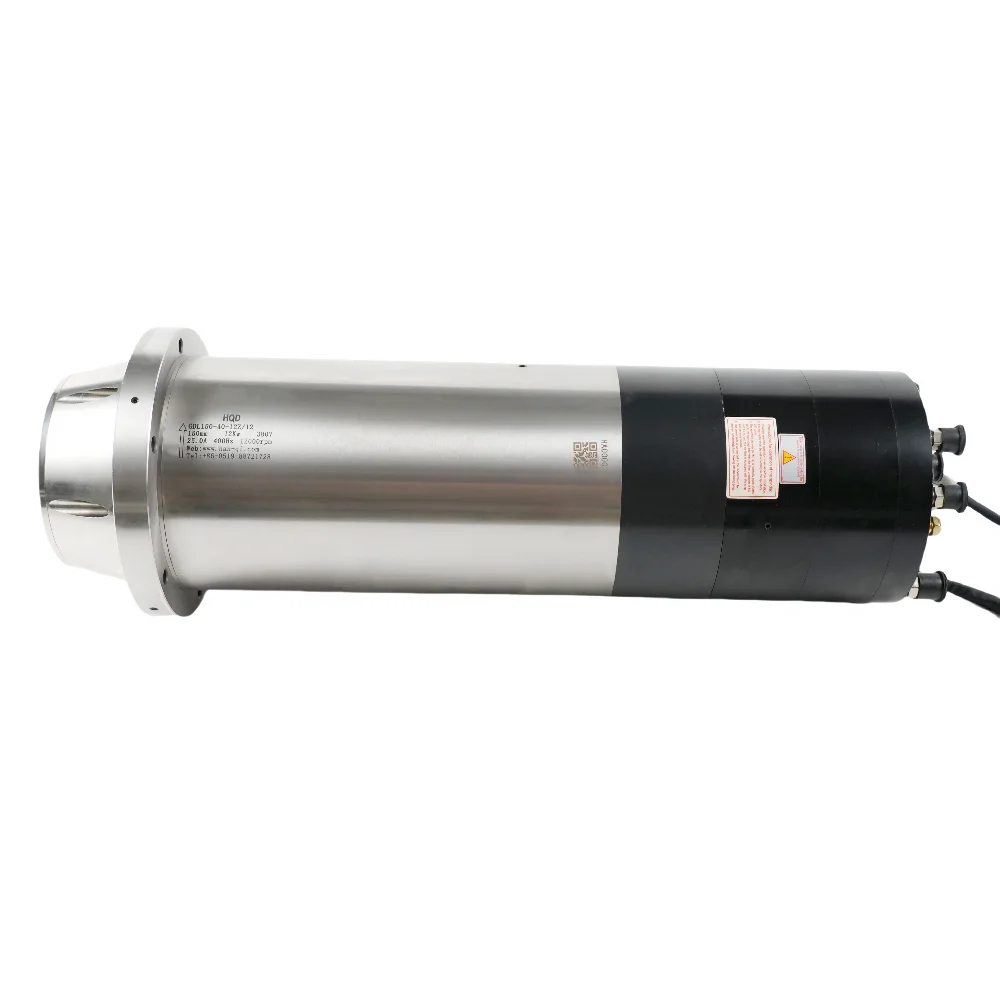 150mm 12Kw BT40 High Precision Water Cooled ATC Spindle Motor for Stone Working GDL150-40-12Z/12
