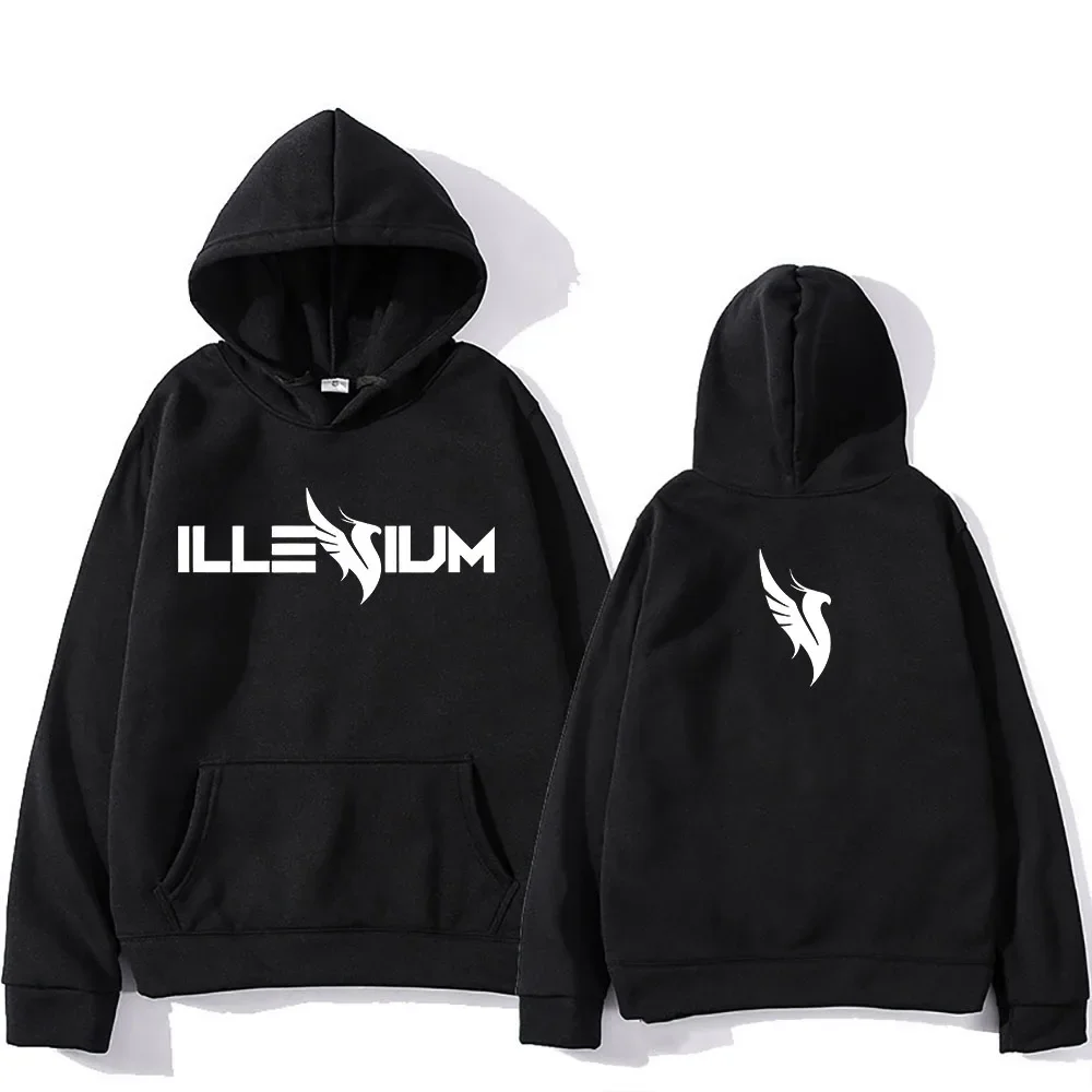 

Толстовка ILLENIUM на осень/зиму, модные удобные толстовки, флисовая повседневная одежда Funko Pop, Sudaderas, винтажная толстовка в стиле панк