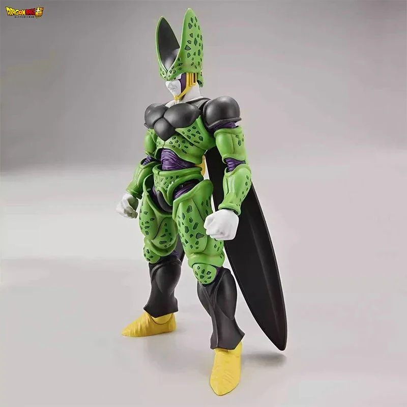 In Stock Bandai Genuine Standard Frs Series Dragon Ball Z Cell Model Toy Perfect Cell Anime Action Figure Collection Kids Gifts