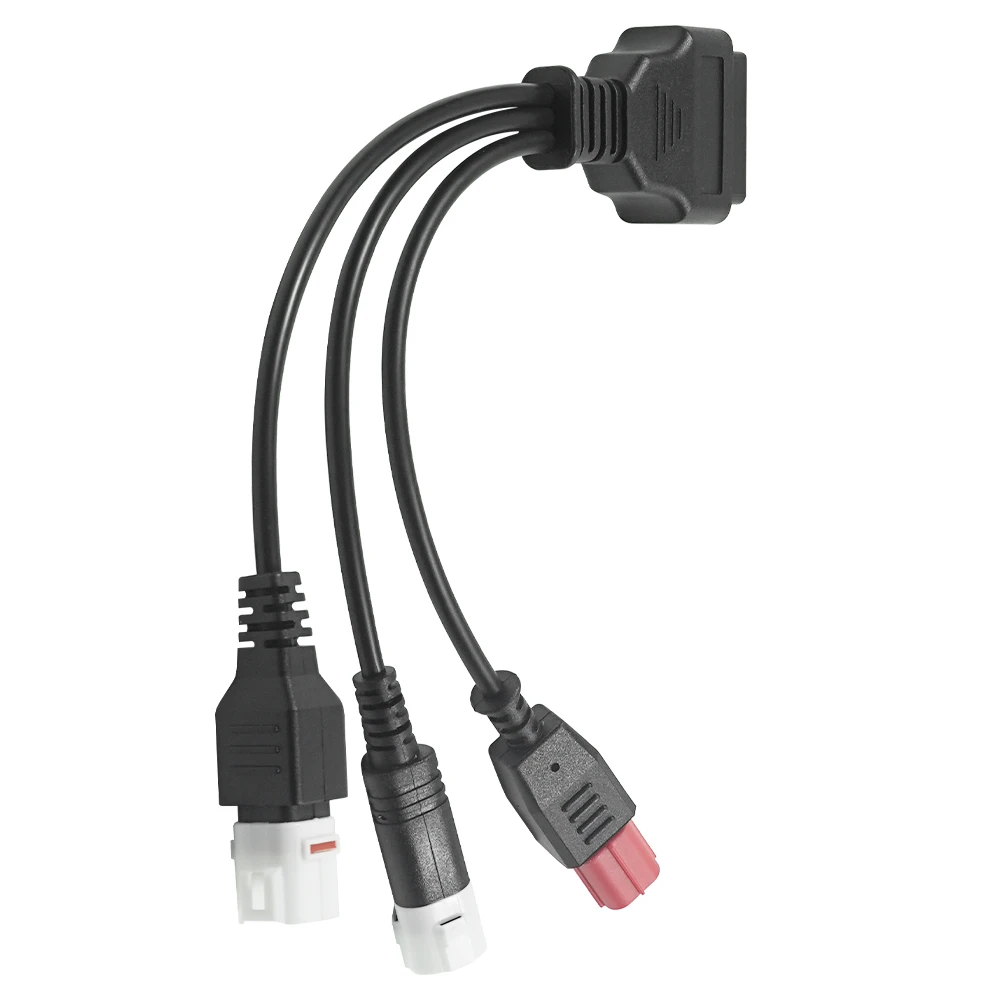 كابل تشخيص الدراجة النارية لياماها 3Pin 4Pin لهوندا 6PIN 3IN1 3 في 1 محرك obd 2 تمديد كابل obd2 موصل #3