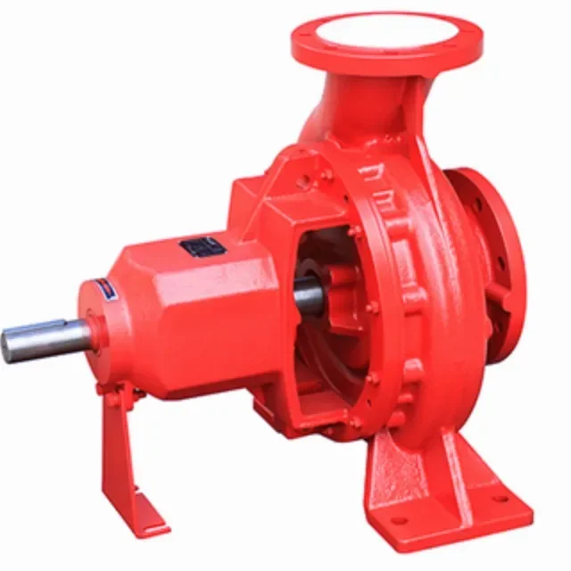 High Speed High Head Centrifugal Water Pump End Suction High Pressure Electric Engine Fire Fighting Pump System