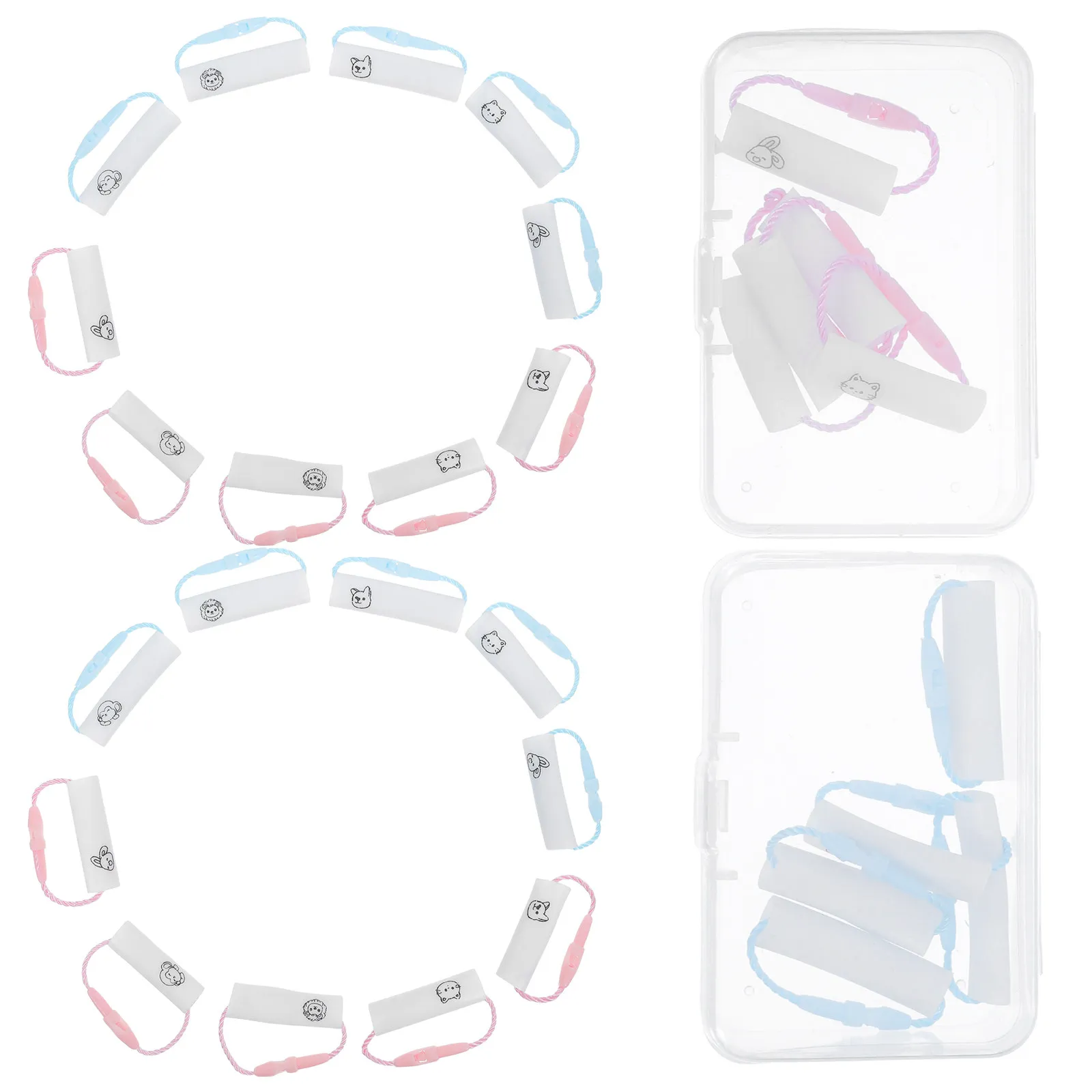80Pcs Waterproof Name Tags Reusable Labels for Backpack Clothes Shoes Water Bottles School Supplies Identification Labels