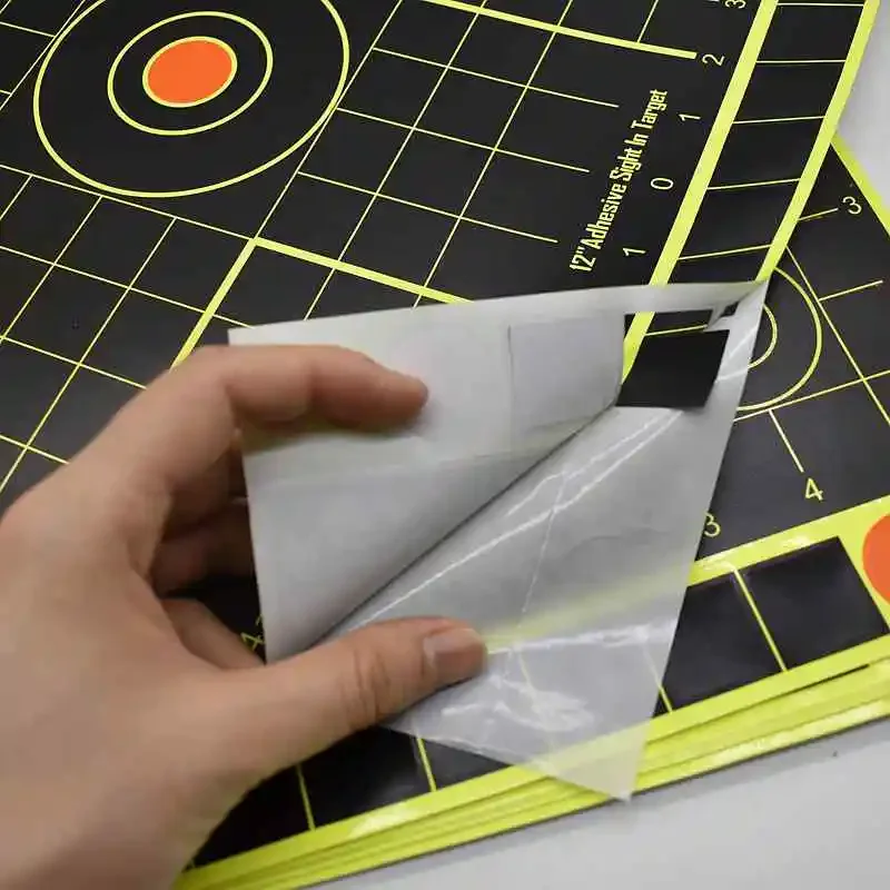 

6Y-30CM Splash Target Sticker Paper 10pcs/pack Adhesive Reactivity Shoot Target Aim Paper for Gun / Rifle / Binders Pratice