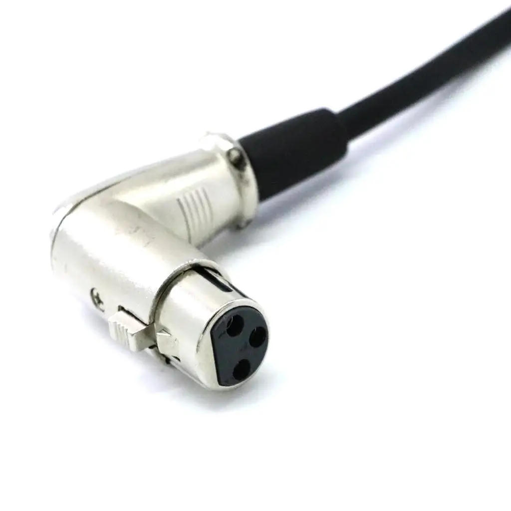 Fotografia 6: Cabo de microfone XLR 20cm XLR 3 pinos macho para cabo de áudio de microfone fêmea