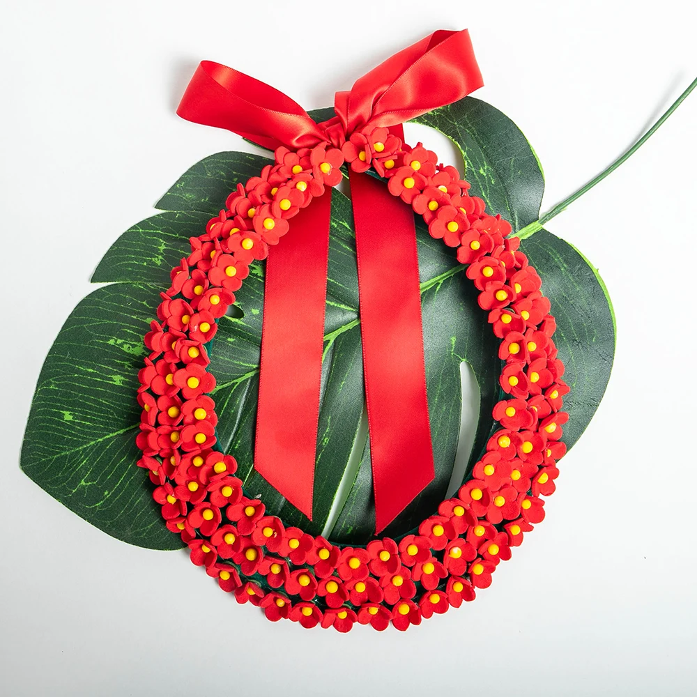 Encantador Tongan Heilala Kahoa espuma EVA Heilala vainilla flor nacional para mujer niña fiesta de boda trajes festivos tradicionales