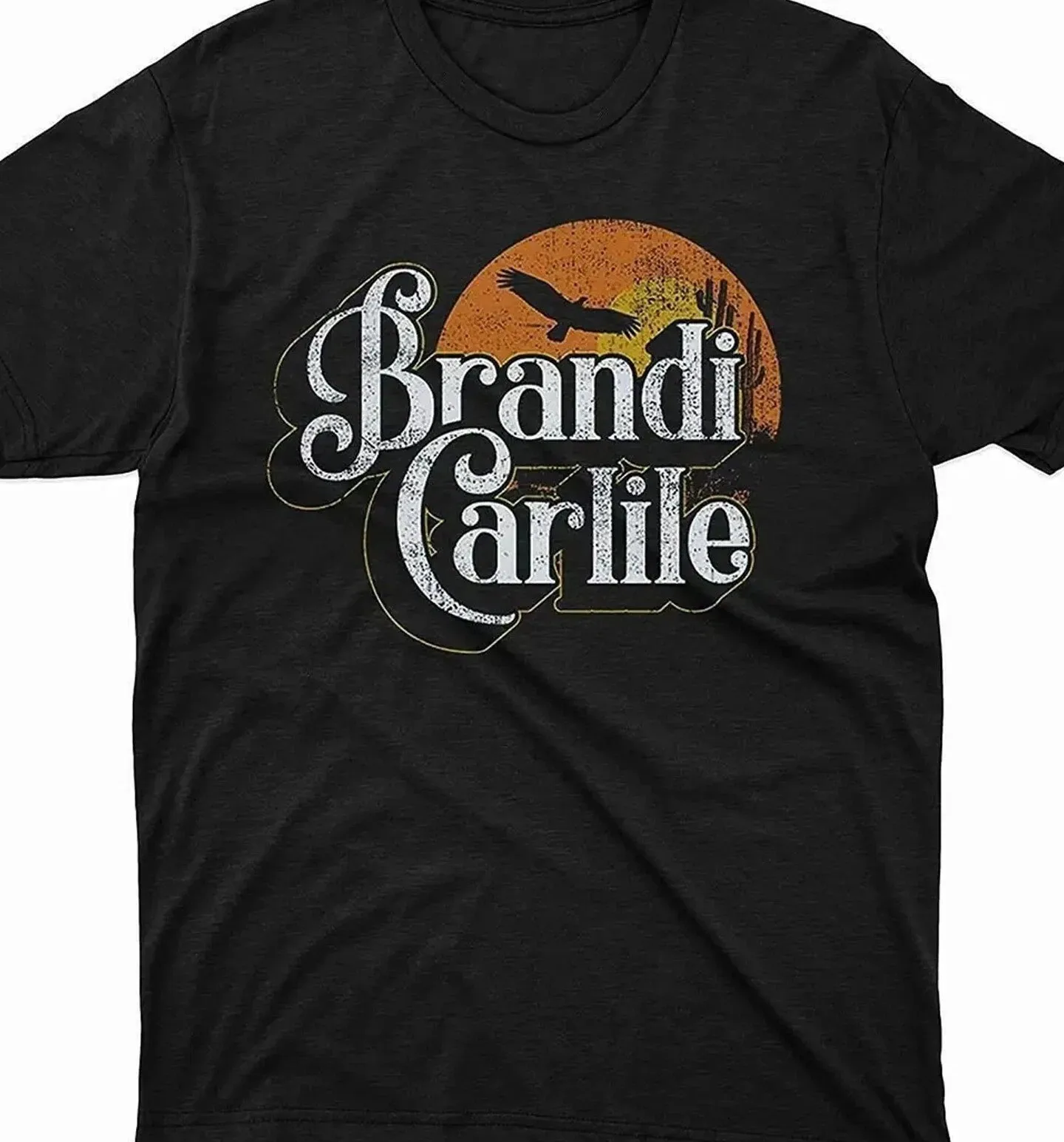 vtg Brandi Carlile black T-shirt Short sleeve S to 5Xl SD10