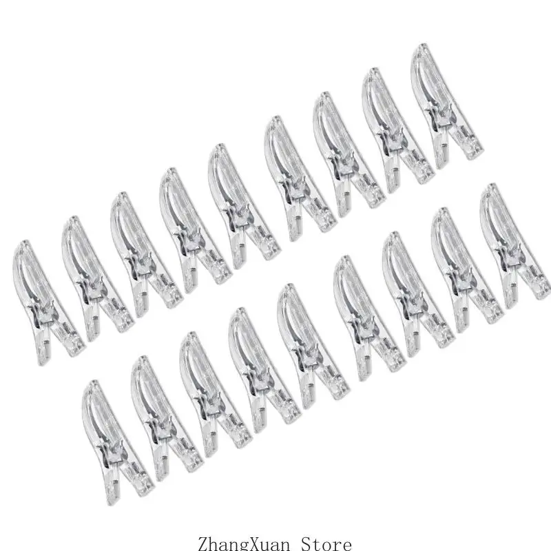 20 Stück Schattenclips für Fensterjalousien, plissierte Papierjalousien, Kleiderbügelklemmen für Innenfenster, Badezimmer, ohne – Detail 10