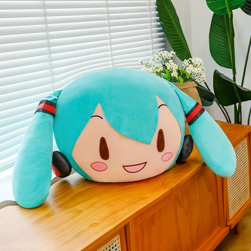 40 cm 65 cm Leuke Anime Hatsune Miku Pluche Kussen Sofa Ornamenten Kamer Decoratie Verjaardagscadeau Geschenken Grote Maat