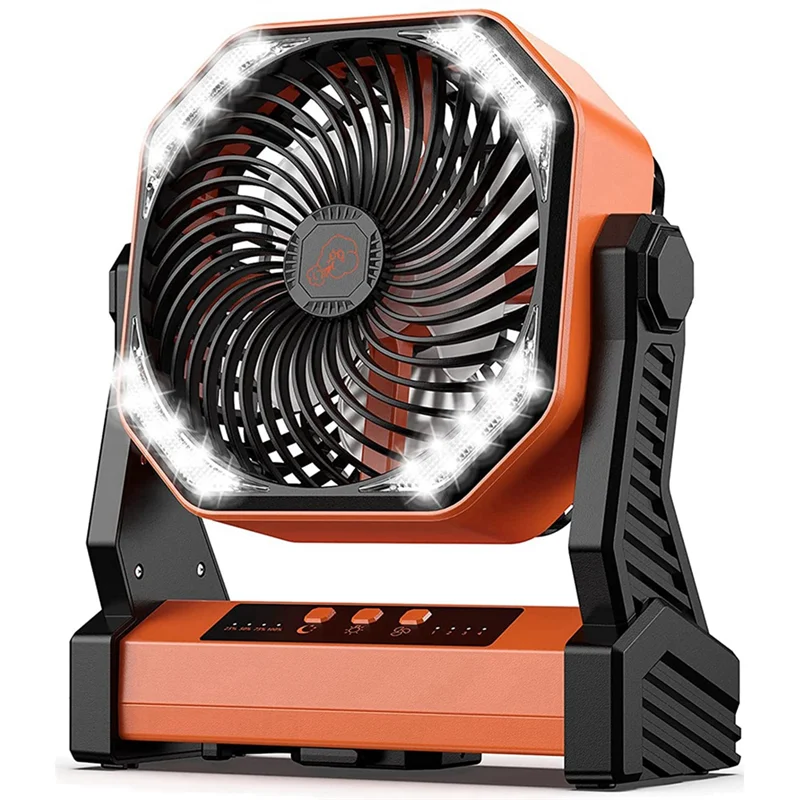 

Portable Fan for Travel, 20000MAh Rechargeable Battery Powered Fan, High-Velocity Camping Fan