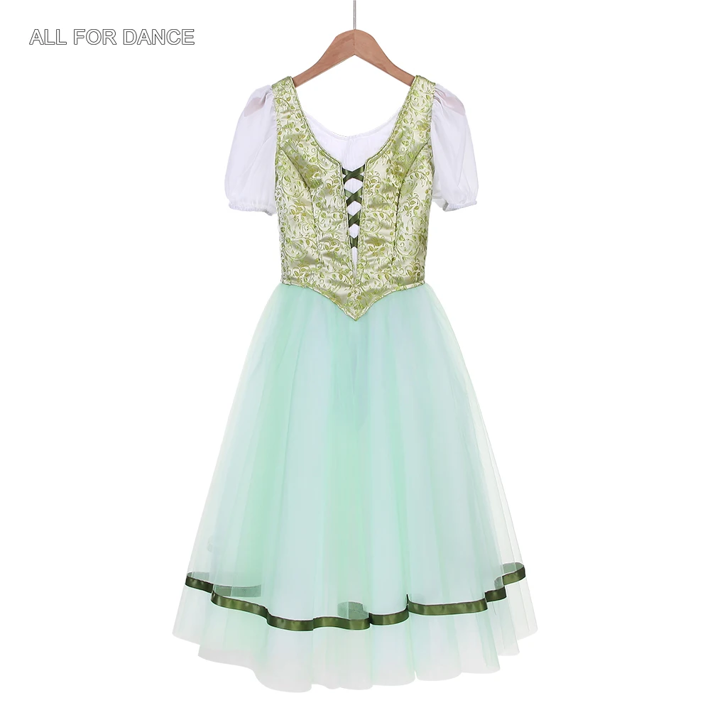 B20012 Light Green Gissel Tutu Dresses Professional Romantic Ballet Tutu Skirts Customized Tutu Costume Ballerina Dance Dress