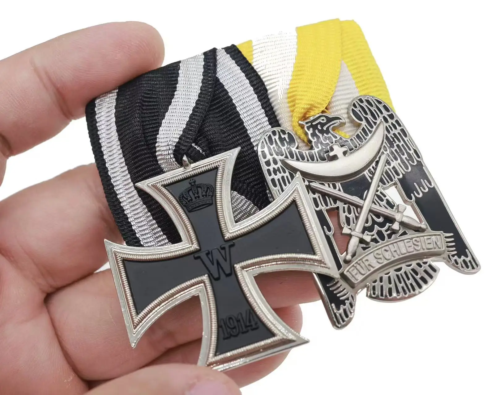 الحرب العالمية الأولى الميدالية الألمانية بار الاستنساخ شارة عسكرية تاريخية #4