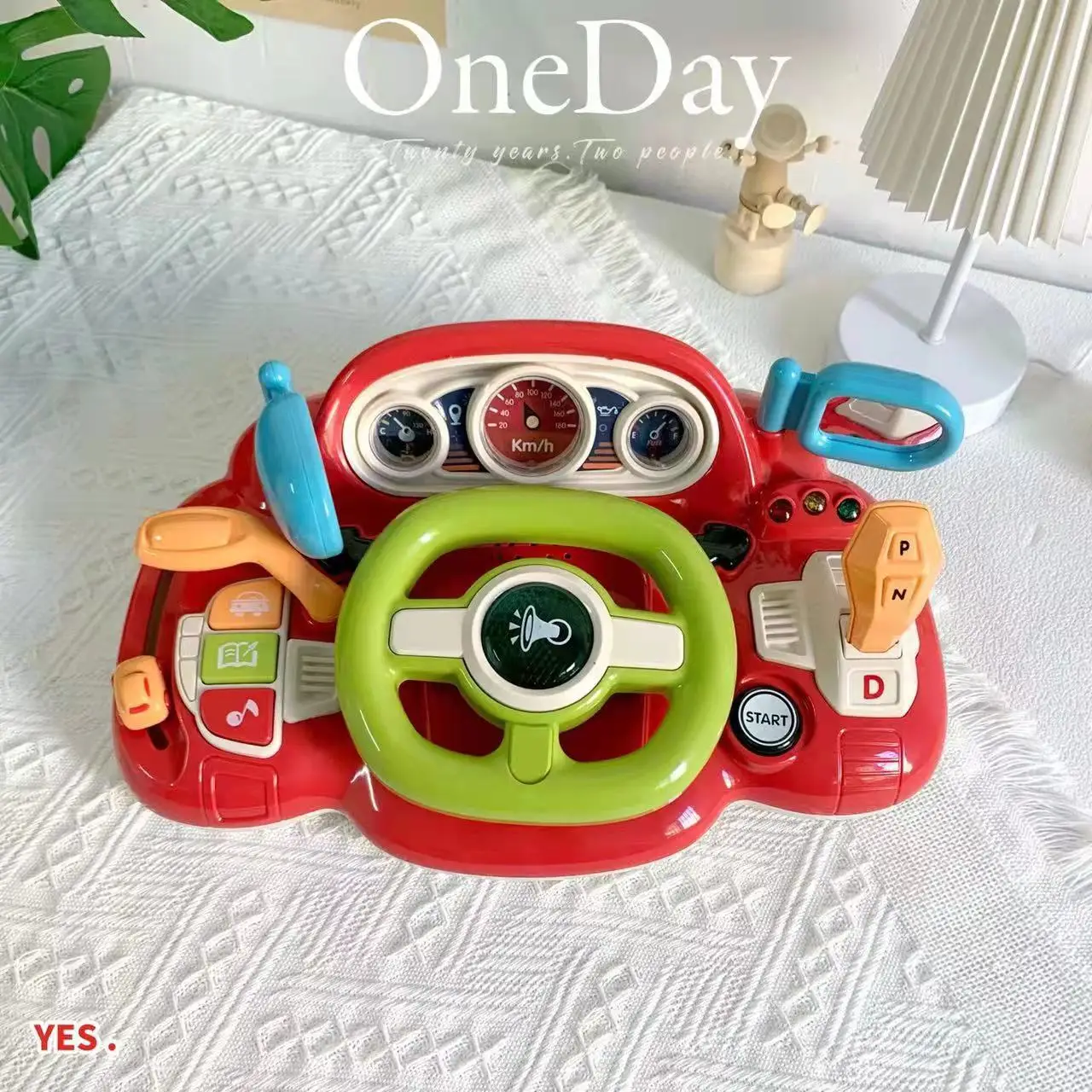 

Children's toy multifunctional steering wheel early education story machine simulation car model simulation driving car