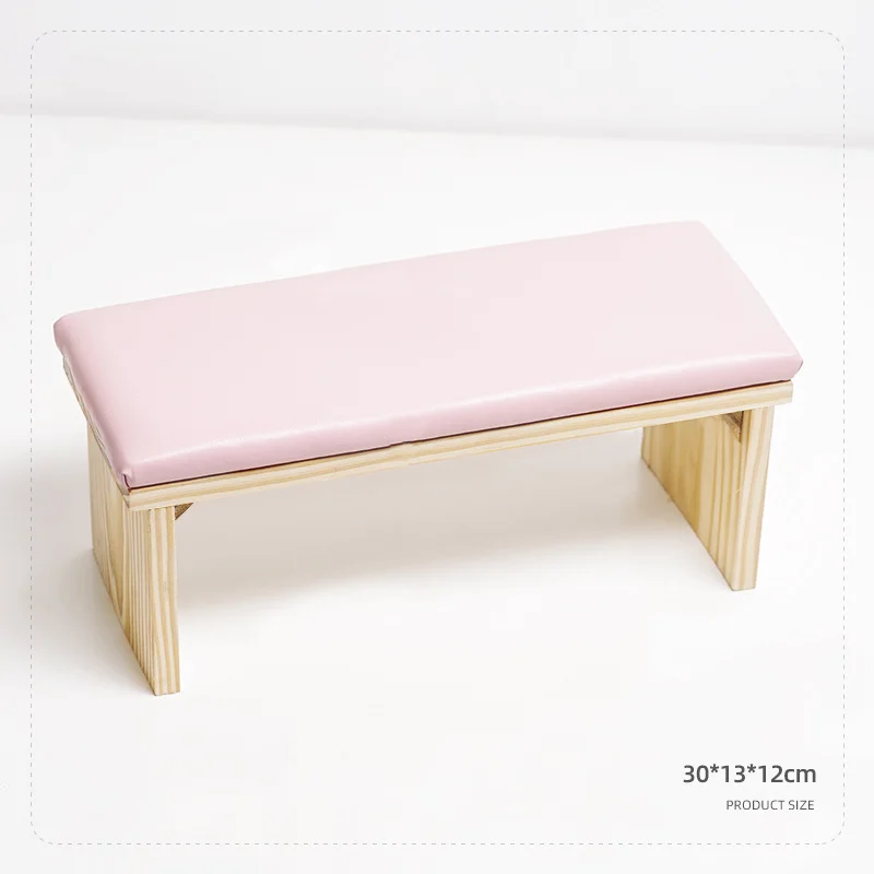 

1PC Pink PU Leather Nail Cushion Pillow Hand Pillow Manicure Stand Arm Rest For Nails Table Manicure Table Mat