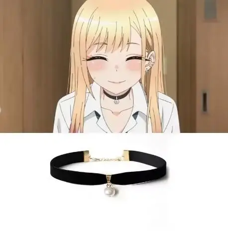 Simple Vintage Pearl Choker Short Black Clavicle Collar Necklace Gothic Chokers Necklaces for Women