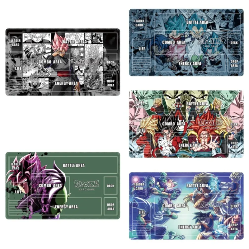 

Anime Dragon Ball TCG Game DBCG Card Playmat Super Saiyan Son Goku Zamasu Vegeta Hobbies Collection Gift Toys 600*350*2mm