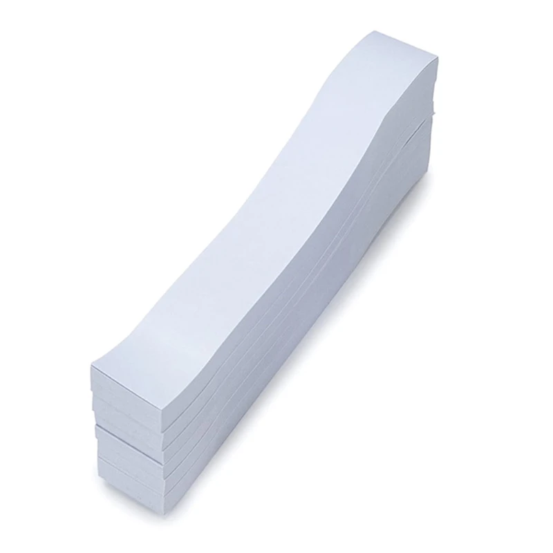 

Cash Strapping Tape Paper Straps 19.2X2.9CM for Cash Bundling and Receipt Organization in Counter Office Use H8WD
