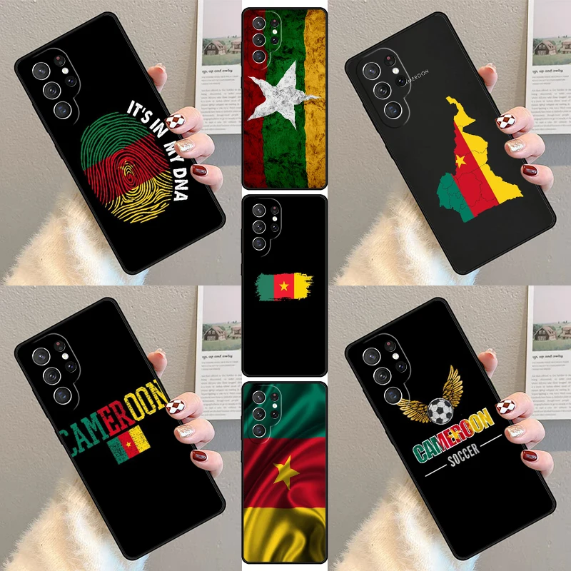 

Cameroon Flag Coat of Arms Theme Phone Case For Samsung Galaxy S25 S23 S30 S21 S20 FE S24 S22 Ultra Note 10 20 Plus Cover lite