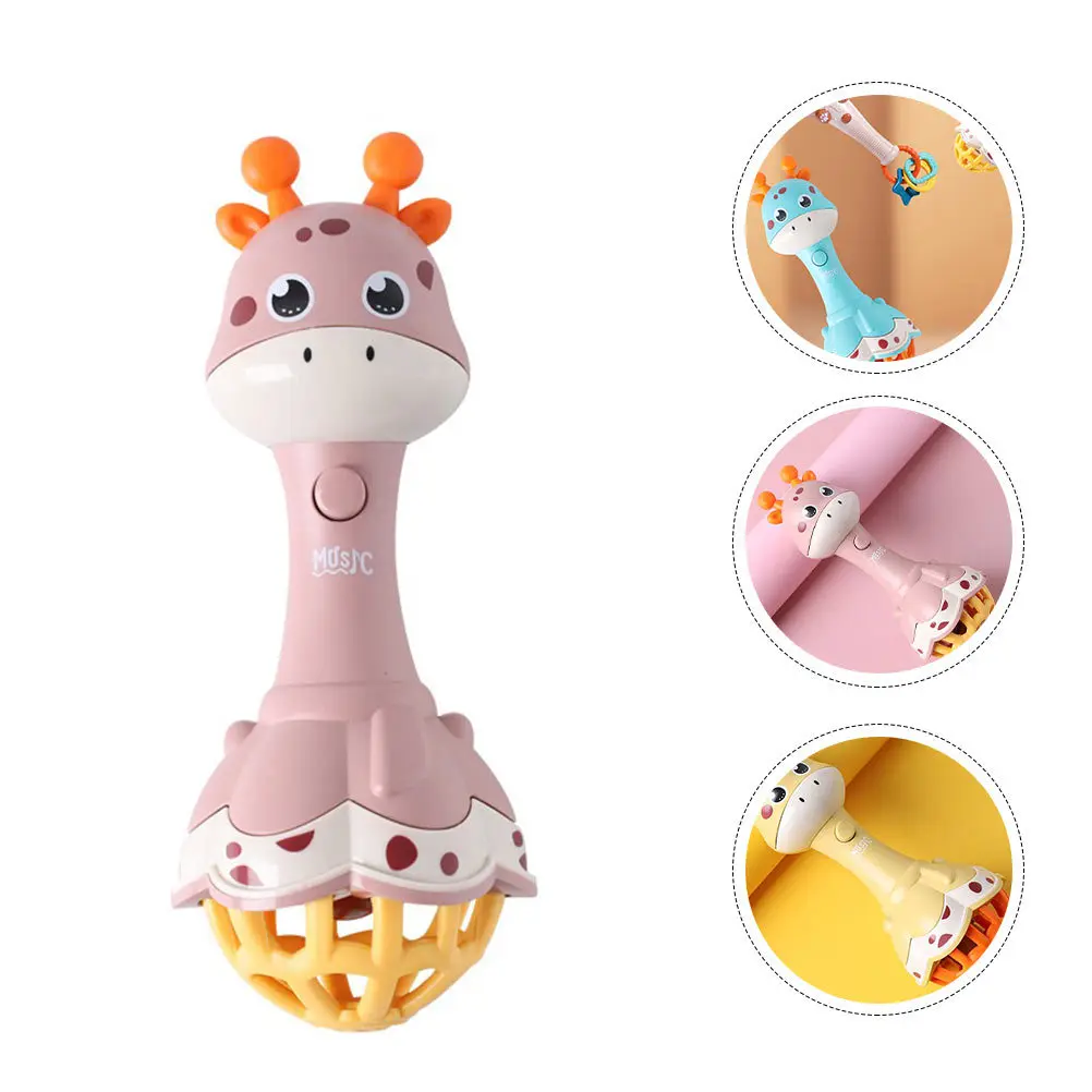 ของเล่นสัตว์พลาสติกพรีเมียม มีเสียงและแสง สีสันสดใส ด้ามจับยาว จับง่าย เหมาะสำหรับเด็กเล็ก เสริมพัฒนาการ 1 ชิ้น