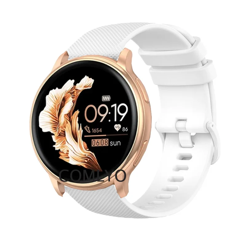 Per Melanda G35 cinturino in Silicone morbido cinturino Smart Watch cinturino donna uomo pellicola protettiva per schermo accessori