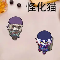Mononoke Brooch Medicine Seller Brooches for Women Kusuriuri Acrylic Badge Accesorios Fashion Jewelry Anime Pins Cosplay Gifts