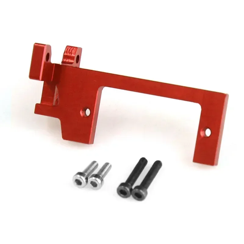 Metalen Versnellingsbak Shift Stuurinrichting Beugel Servo Mount Voor 1/14 Rc Truck Oplegger Scania Man Benz Actros Auto Diy Onderdelen