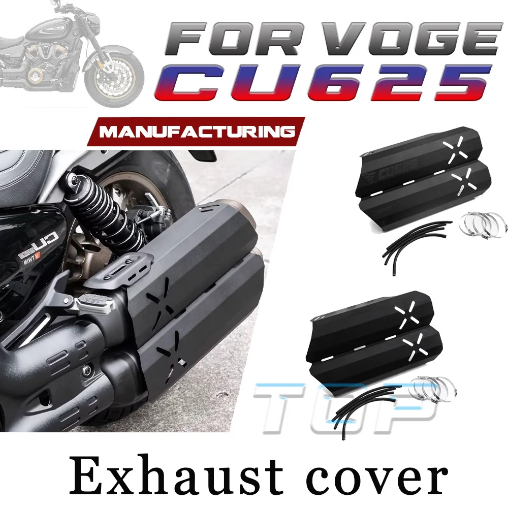 

For VOGE CU625 Exhaust heat shield for 625cu muffler tail section protective cover