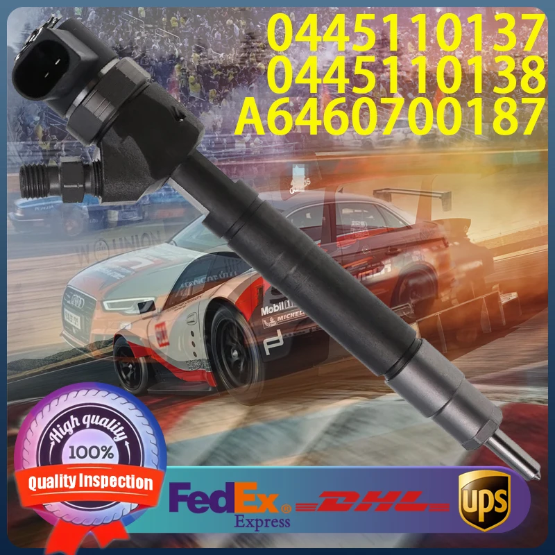 

0445110137 0445110138 A6460700187 Common Rail Injector For Mercedes-Benz Engine Mercedes Sprinter 316 416 CDI 2.2 Engine