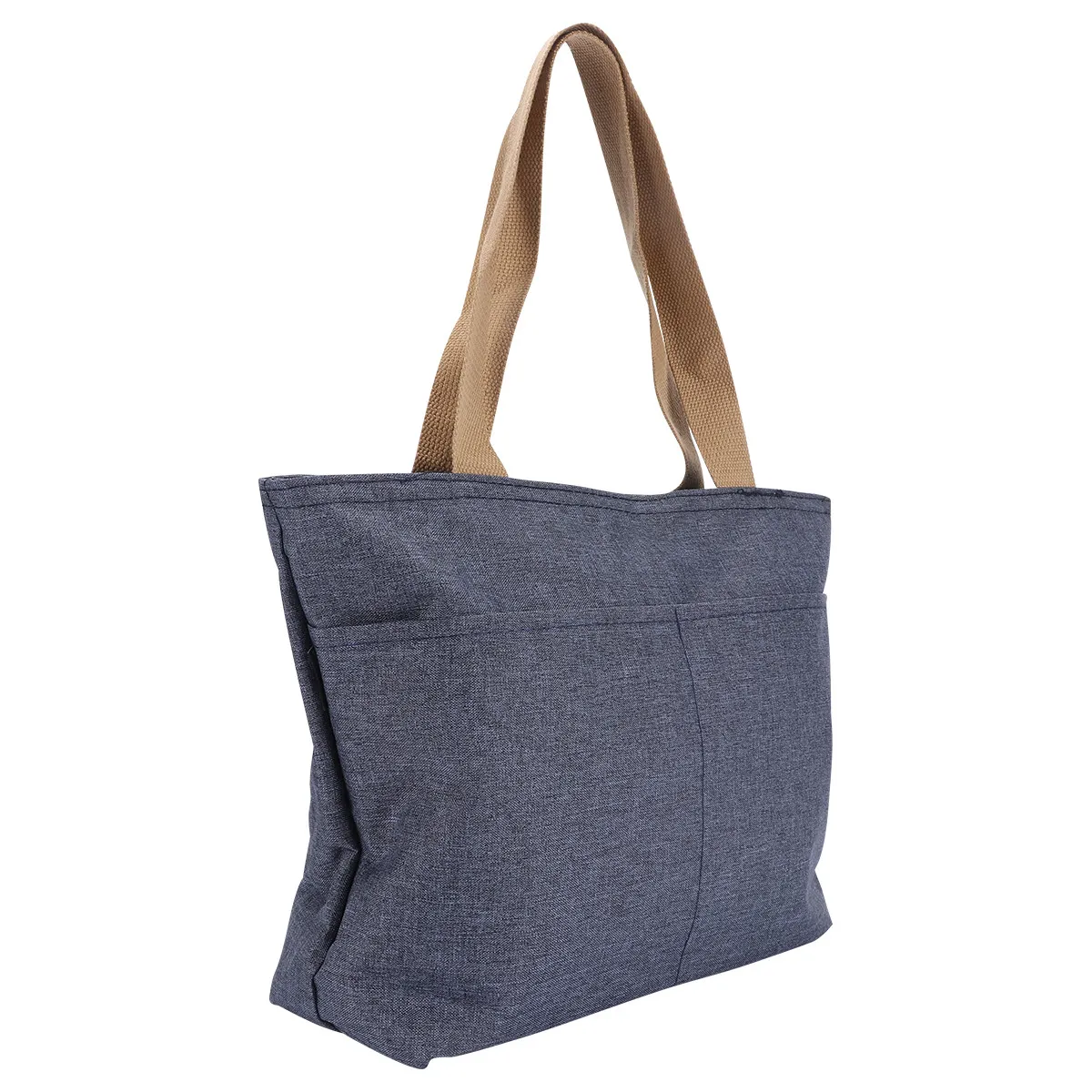 

1Pcs Waterproof Oxford Cloth Storage Bag Large Capacity Tote Pouch for Travel Shopping Keys Wallet Phone Blue