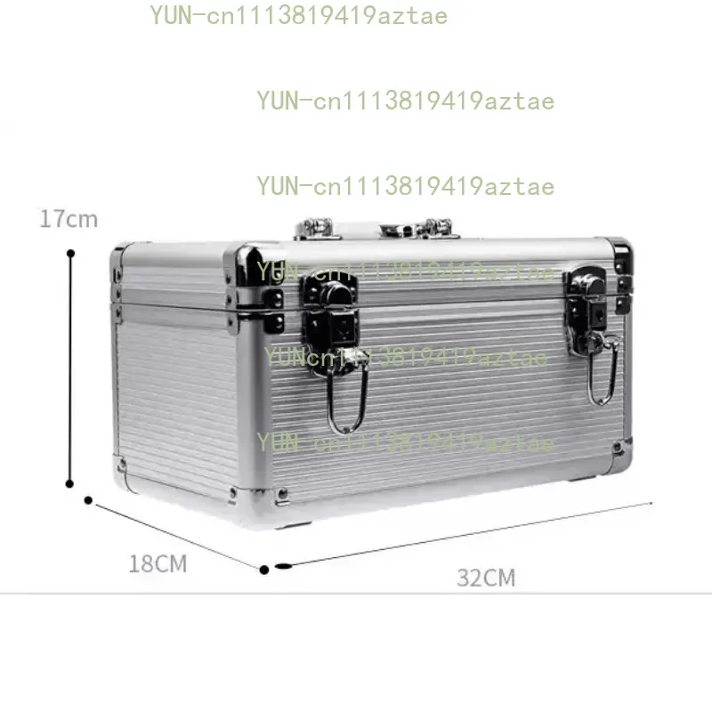 3.5 inch aluminum hard disk protection box storage box 10/14/20 grain storage with lock and key protection