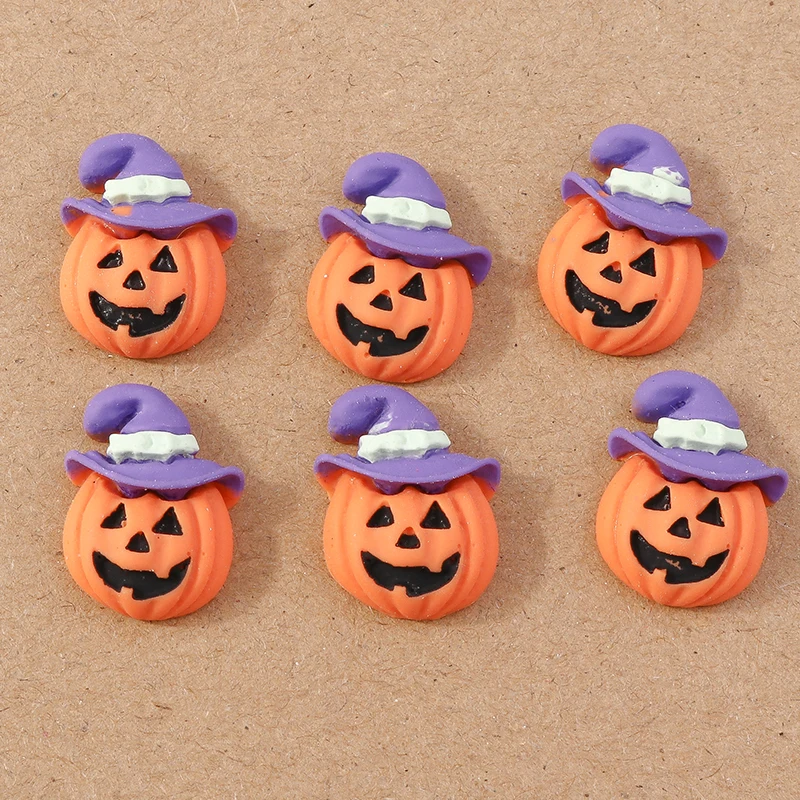10 teile/los mischen niedlichen Halloween Tier flachen Rücken Harz Cabochons Scrap booking DIY handgemachten Schmuck Handwerk Dekoration Zubehör – Detail 10