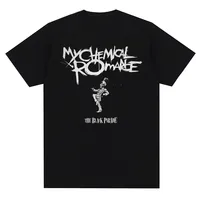 My Chemical Romance Mcr Band Printed T-shirts Oversized High Quality Comfortabled Punk Emo Rock Summer Fashion Tops