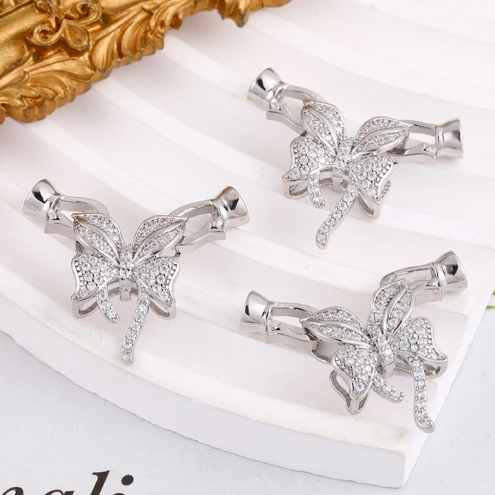 Juya DIY Handarbeiten Perlen Schmuck Machen Zubehör Dekoration Perlen Beschläge Luxus Stecker Verschluss Verschluss Verschlüsse Liefert – Detail 8