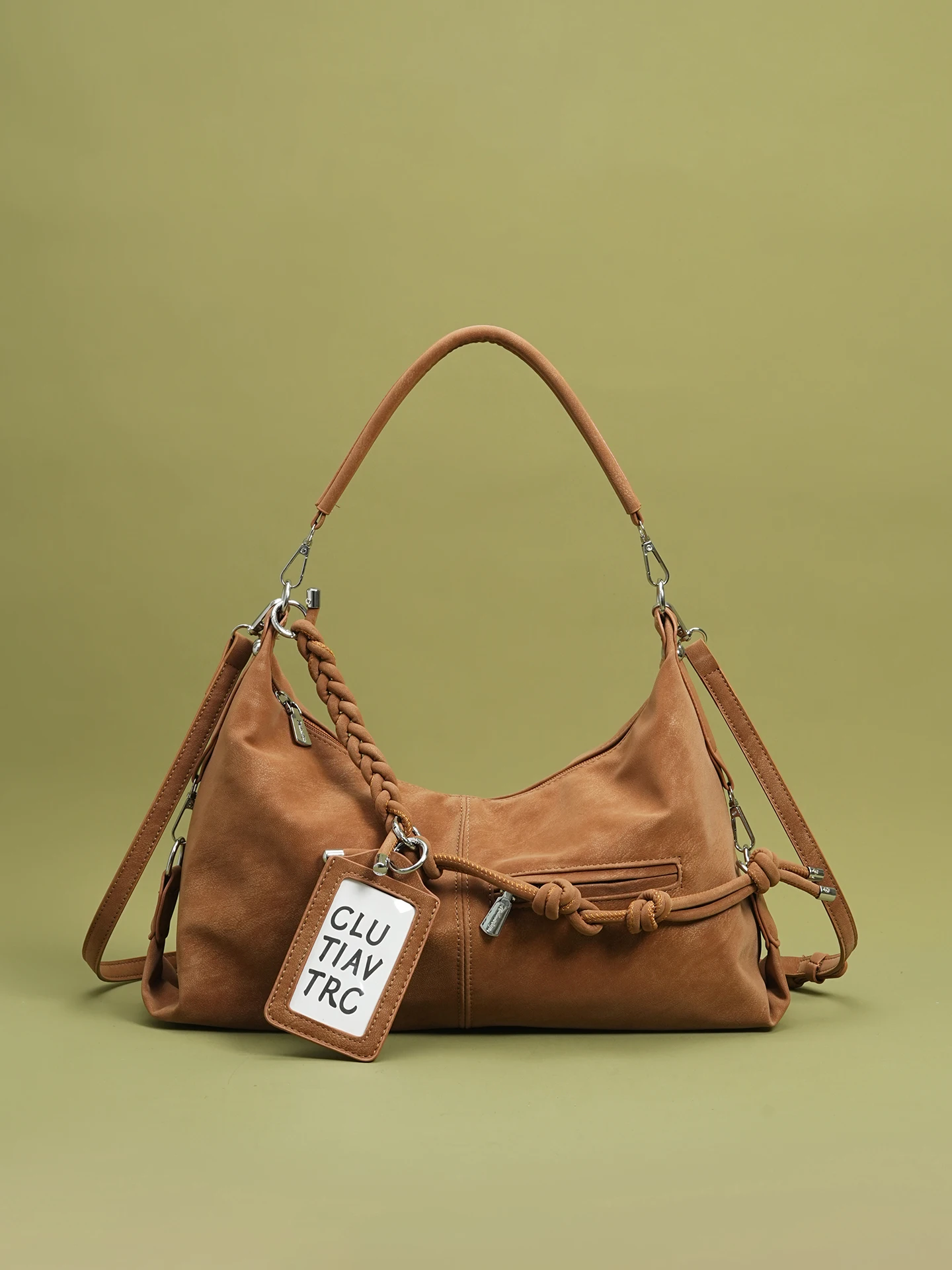 

Trendy Retro Women's suede Single Shoulder Crossbody Bag Simple Large Capacity Commuting Storage Tote Bags Casual Crossbody Bag