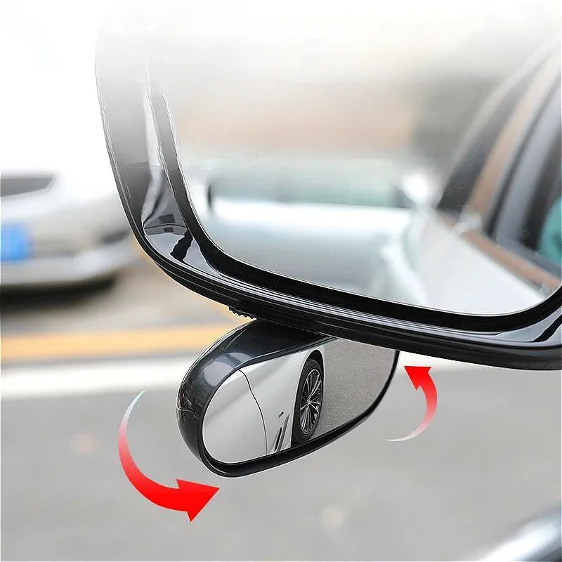 

Car Tuning Rearview Mirror 360° Adjustable HD Large Field of View Auxiliary Rearview Mirror Blind Spot Auxiliary