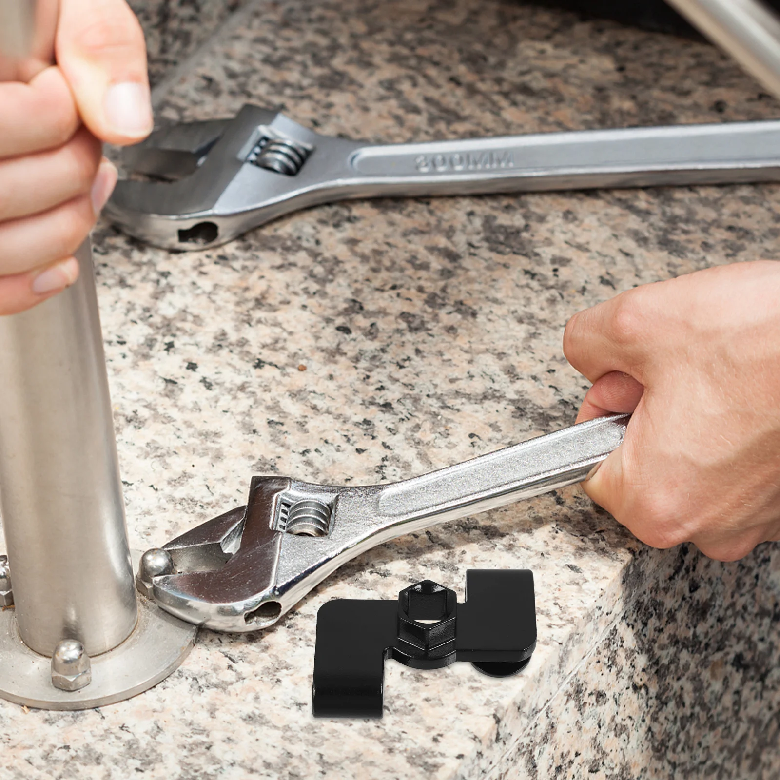 

Adapter Automotive Wrench Tool Extender Adaptor for Extension Black Offset Hexagon