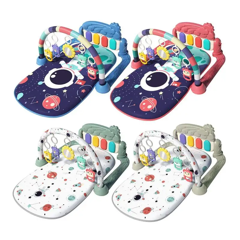 Baby Music Rack Play Mat Crawling Blanket Infant Playmat Early Education Crawling Game Toy For Newborn Gifts