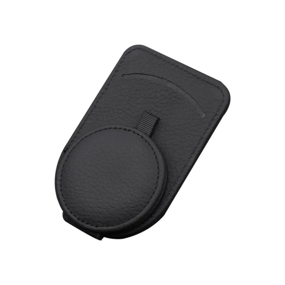 

Cowhide Leather Car Glasses Clips Magnetic Compact Size Sun Visor Sunglasses Frame Wear-Resistant Multifunctional Storage