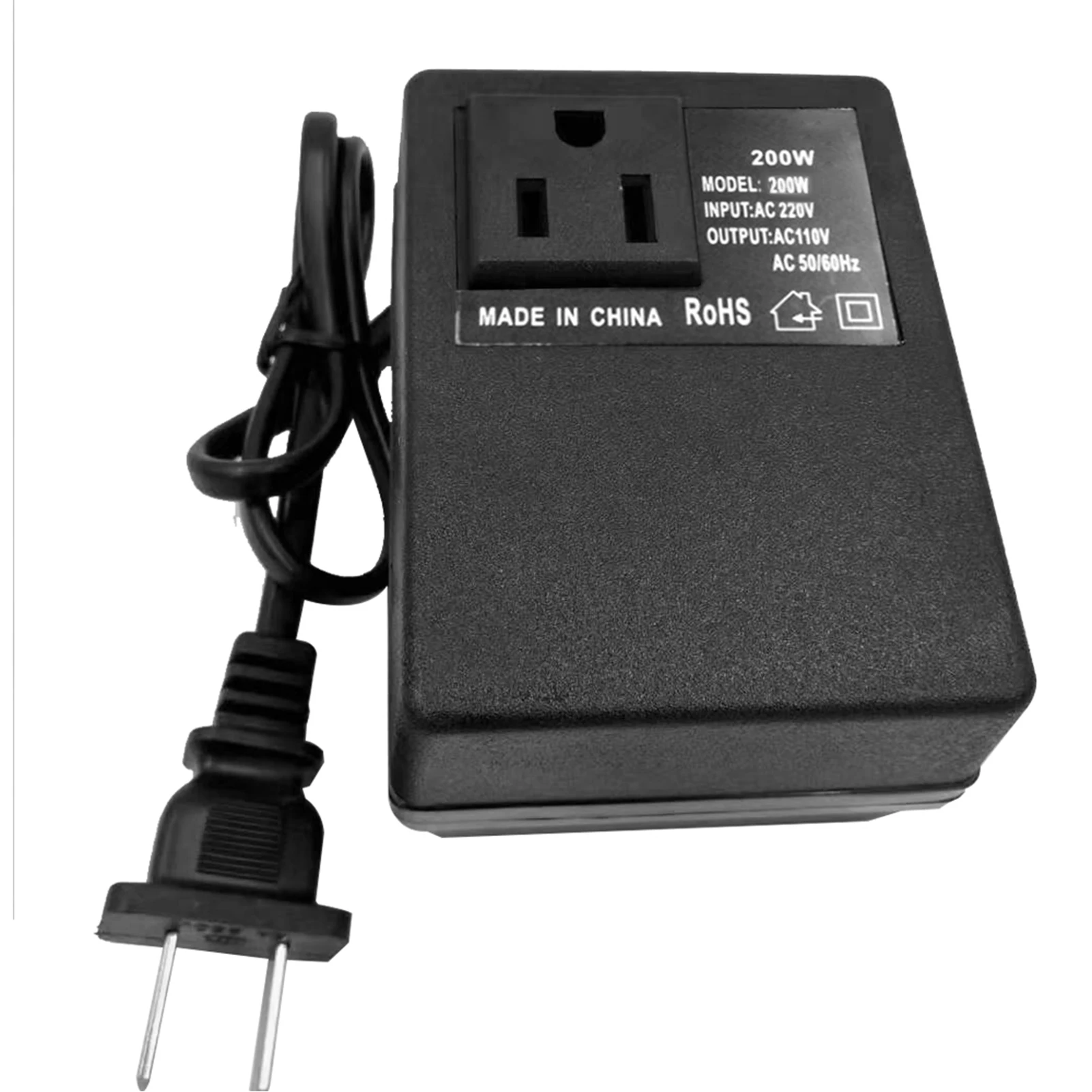 200W Power Transformer AC 220V To 110V Intelligent Efficient Household Voltage Converter Travel Power Adapter