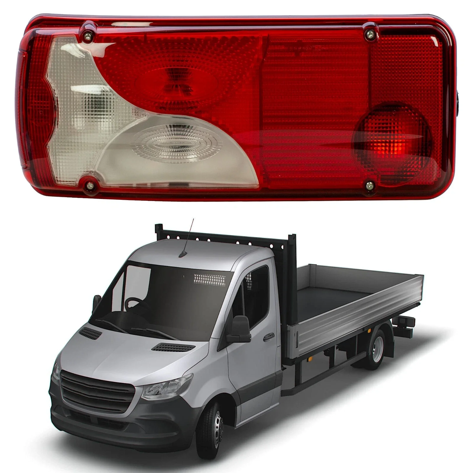 1PCS For 06-25 Mercedes Sprinter VW Crafter Left Side Tail Light N/S 12V Rear Lamp Light Lamp Lens Replacement Car Lights Parts