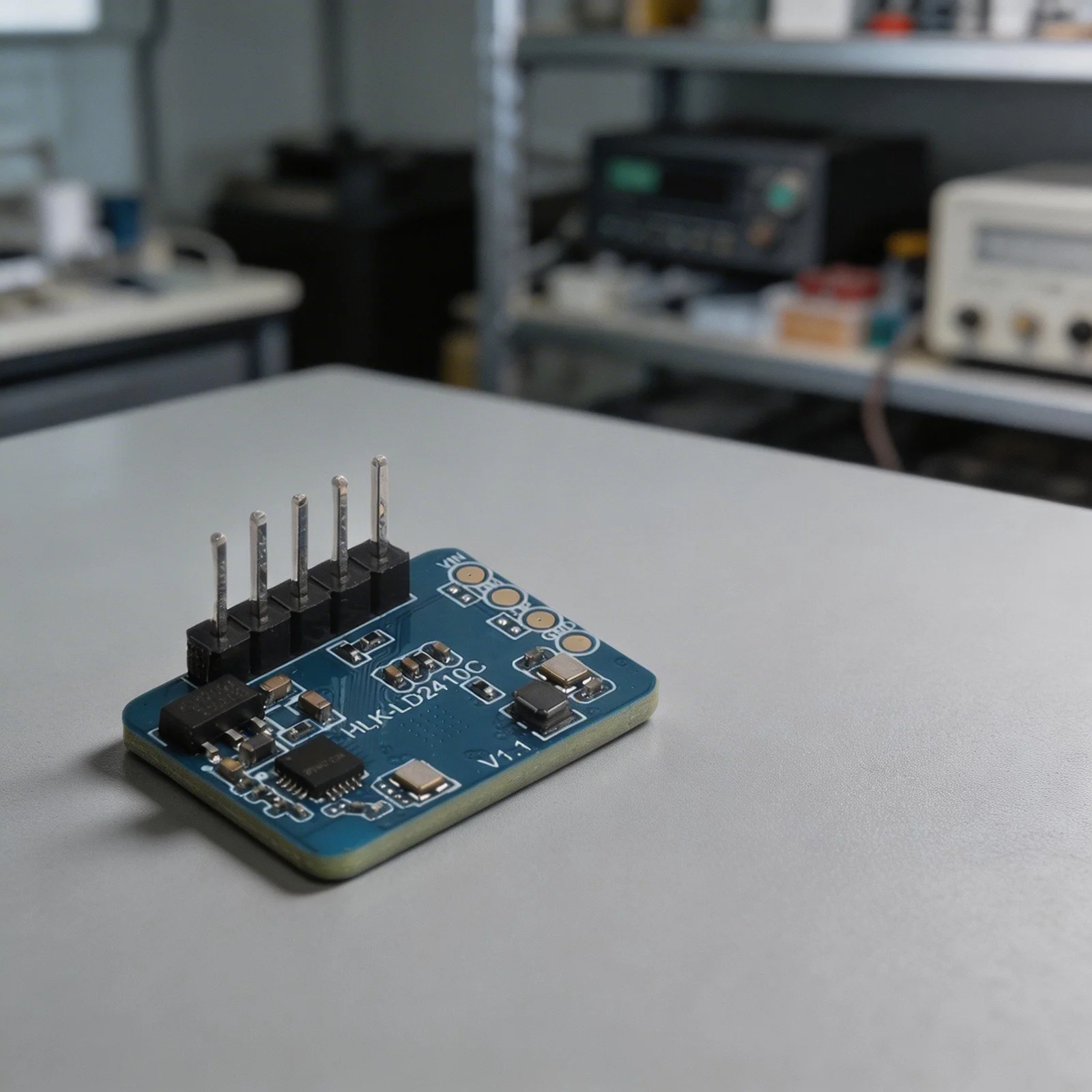 LD2410C Wireless 24GHz Human Presence Sensor Module with UART and GPIO Output Interfaces and Adjustable Sensitivity Settings