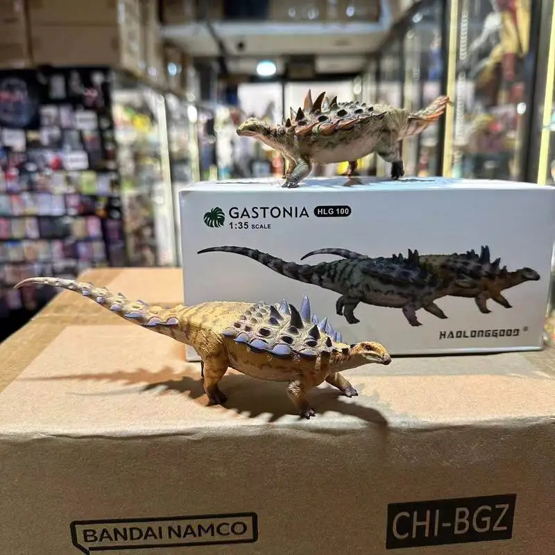 

haolonggood 1:35 Scale Gastonia Dinosaur Model Realistic Painted Ankylosaurus Collectible Toy Birthday Gift