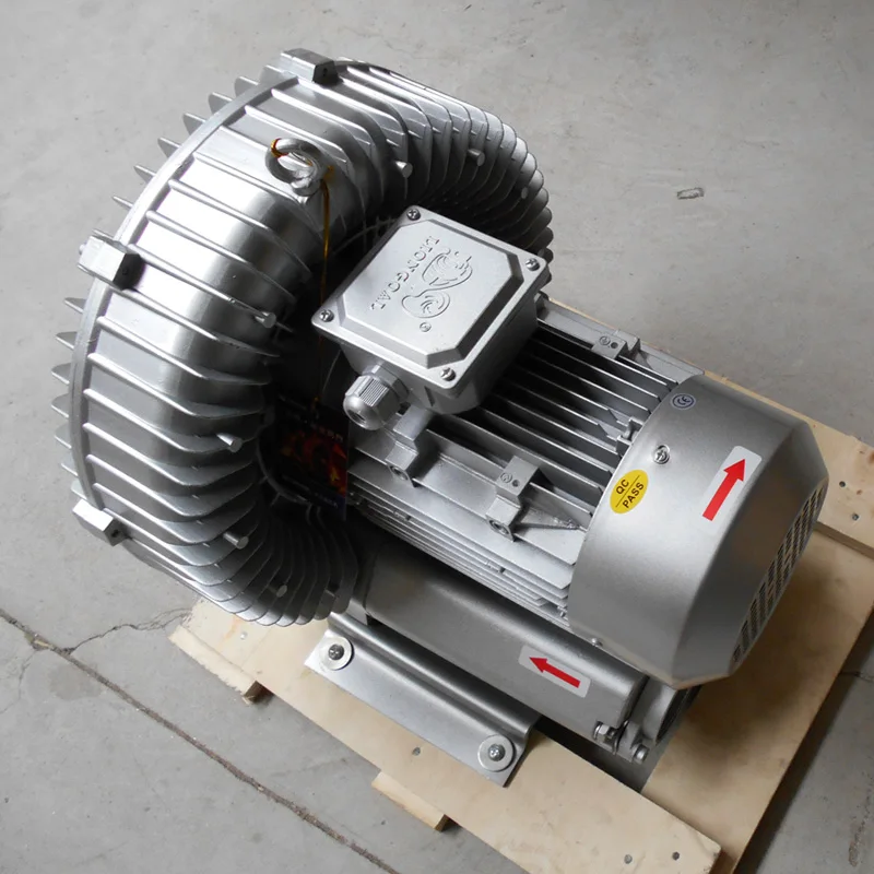 Factory Supply Single Phase Motor Ring Blower Vacuum Pump For CNC Machine