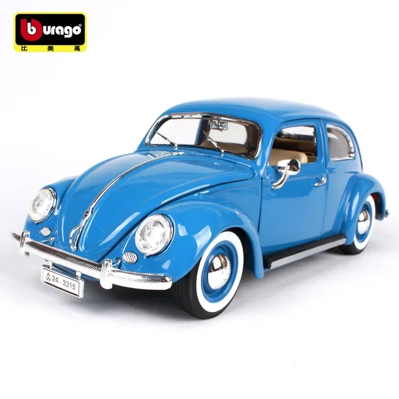 

Bburago 1:18 1955 Beetle Car Alloy Car Model Simulation Car Decoration Collection Gift Toy DieCast Model Boy Toy