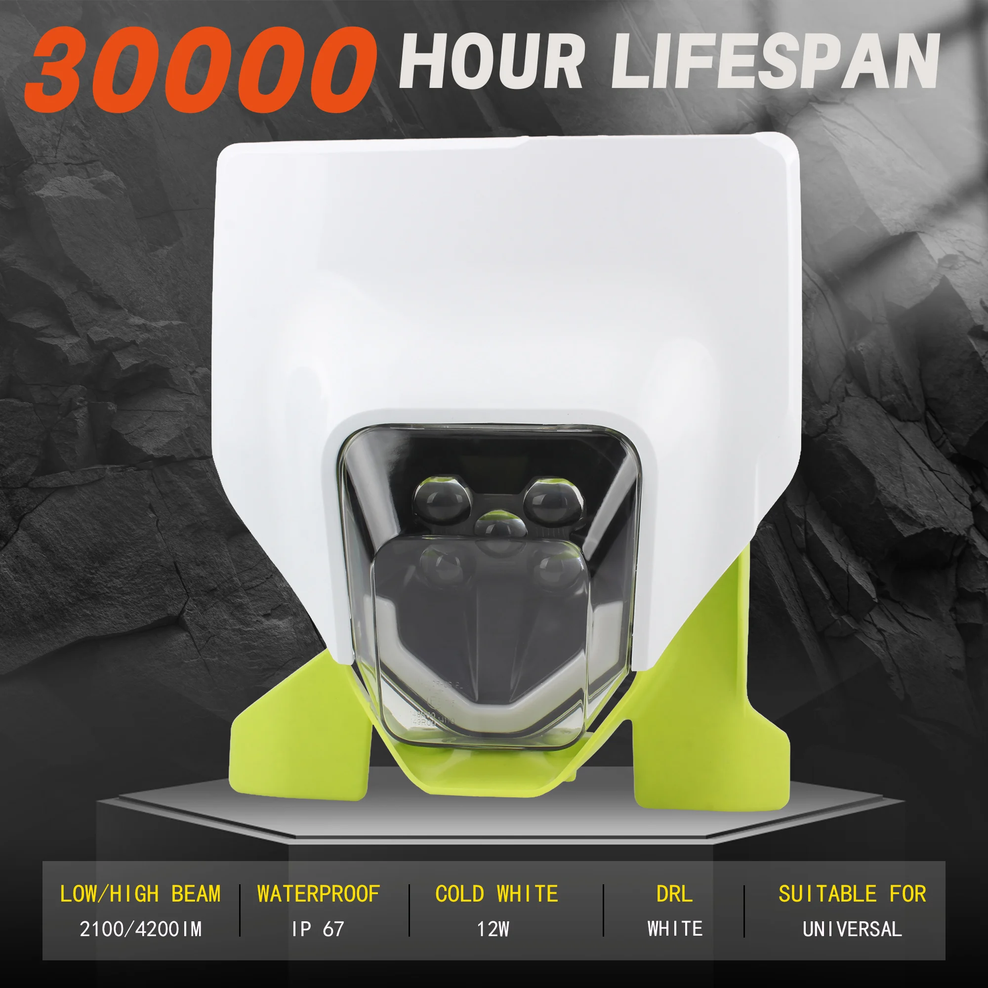 Faro LED para motocicleta Husqvarna 701 TE 250 300 450 FC FE TC 125 300i, accesorios para Motocross Enduro Dirt Bike