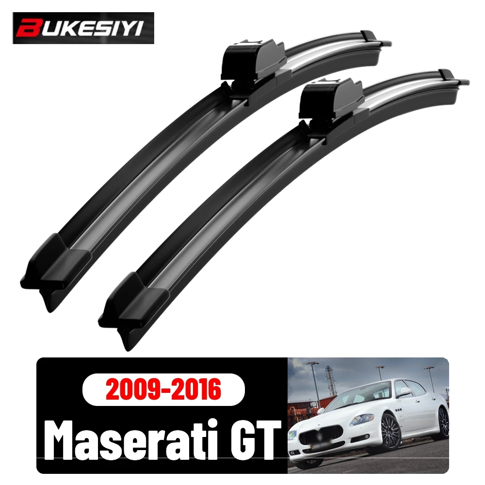 2PCS Front Wiper For Maserati Maserati GT 2009-2016 Silent Durable High Quality Windshield Wiper Blades Accessories 2014 2015