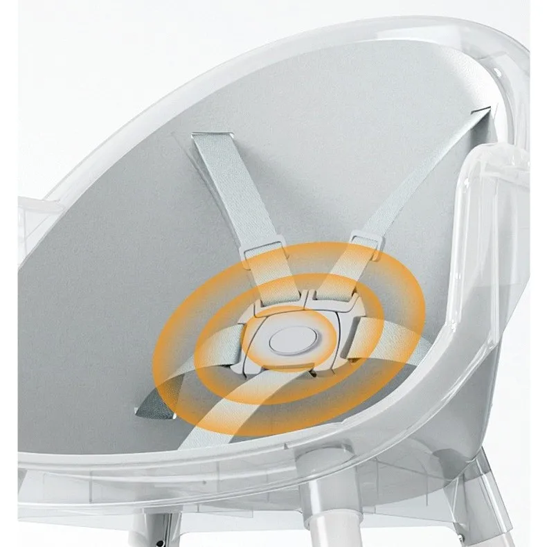 Baby High Chair 2-in-1 with Footrest, Detachable Double Tray, Easy to Clean Feeding , high quality free quickly delivery